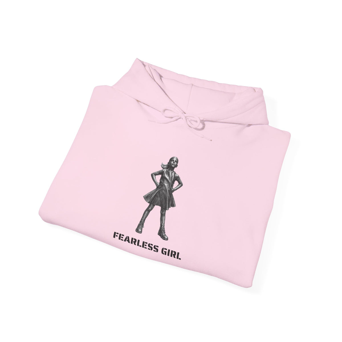 Fearless Girl Hoodie | NYC Empowerment Feminist Hooded Sweatshirt