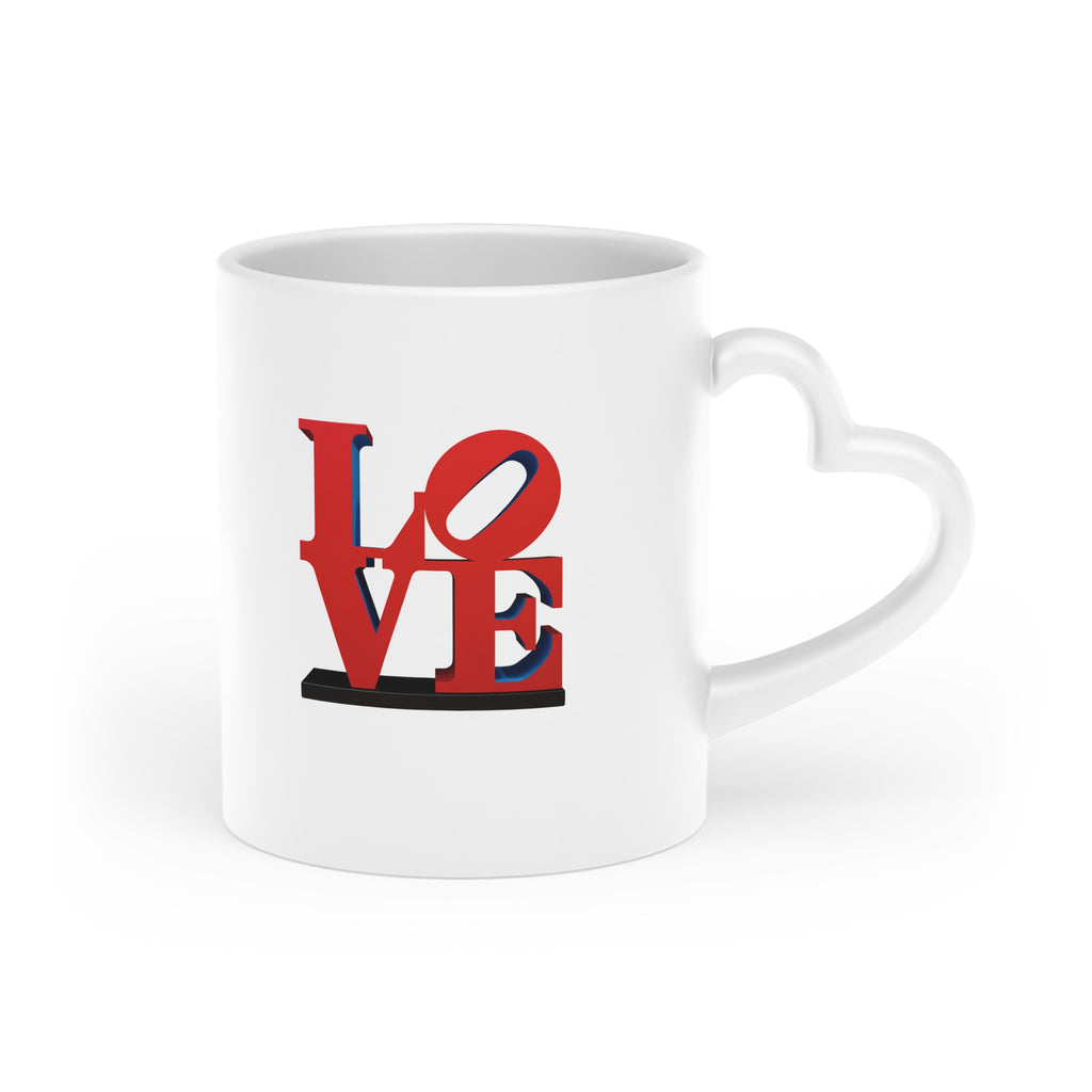 Love Heart Mug | Red Heart Valentine's Day Mug