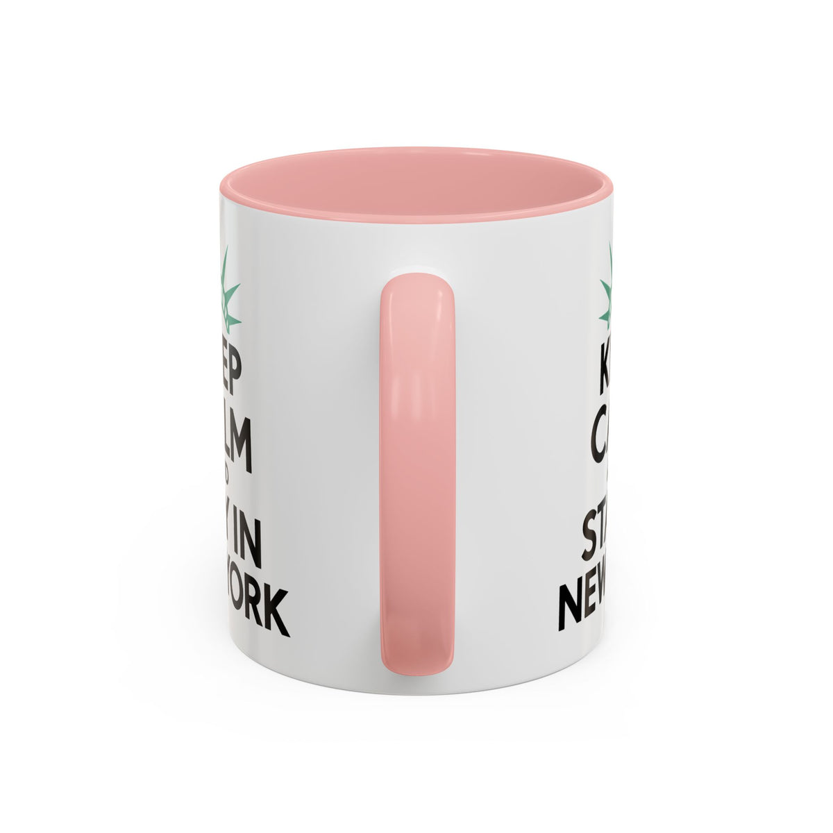 Keep Calm and Stay in New York Accent Coffee Mug 11oz + 15oz