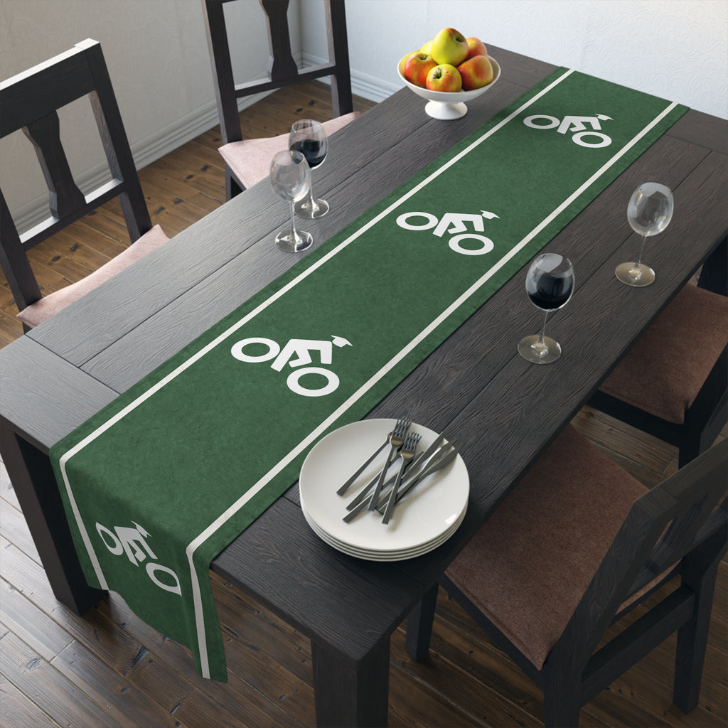 NYC Bike Lane Table Runner - New York Bicycle Lane Picnic Table Cyclist Gift