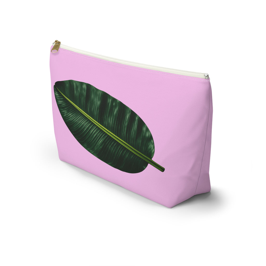 Customizable Botanical Garden Mahjong Tiles Large Pouch — T-Bottom Makeup Bag