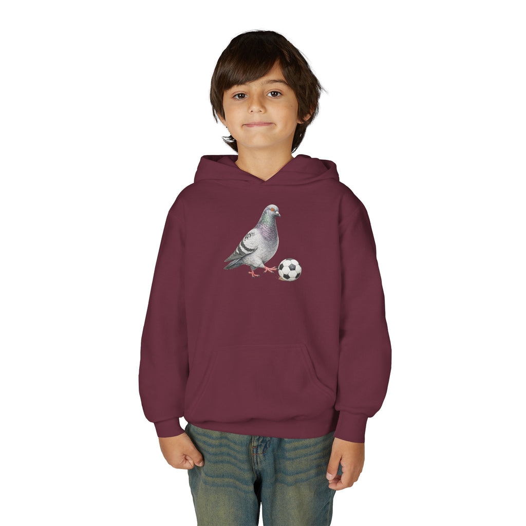 Sudadera con capucha personalizable de paloma de Corona NYC para niños | Sudadera con capucha para niños amantes de las aves y jugadores de fútbol de Nueva York
