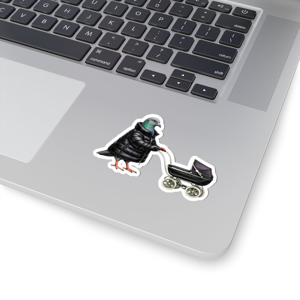 Park Slope NYC Pigeon 3" x 3" Sticker