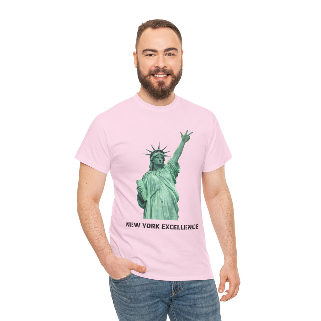 New York Excellence Three Points T-Shirt | Statue of Liberty Jalen Brunson NYC Basketball Tee