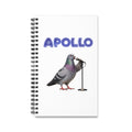 Customizable Harlem NYC Pigeon Spiral Journal |  Comedian Entertainer Bird Lovers Notebook