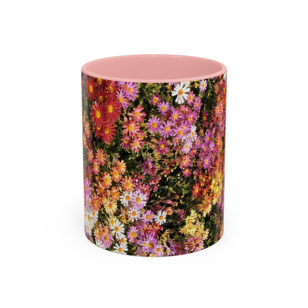 Central Park Korean Chrysanthemum Accent Coffee Mug — Tea Mug 11oz