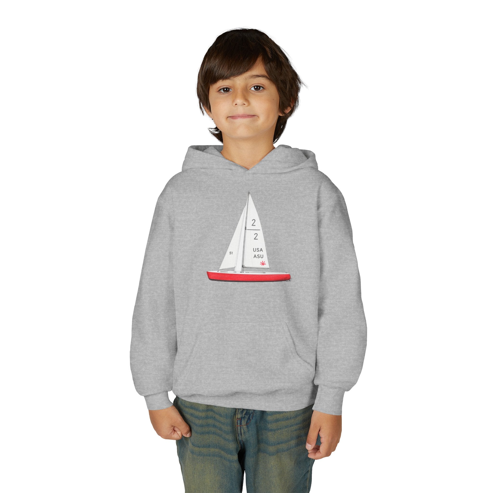 Central Park Model Sailboat NYC Kids Hoodie | New York Childrens Hooded Sweatshirt
