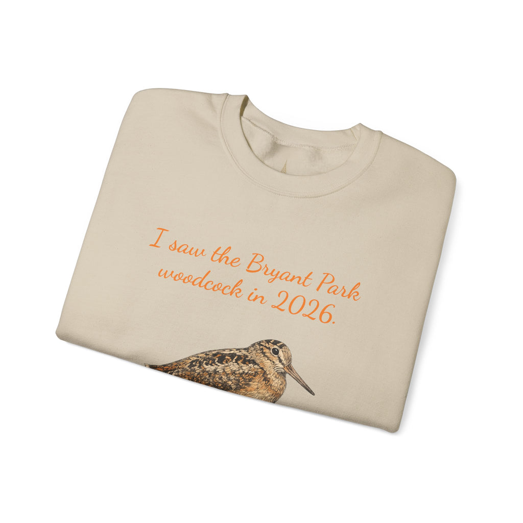 Bryant Park American Woodcock Sweatshirt | NYC Bird Lover Sweater