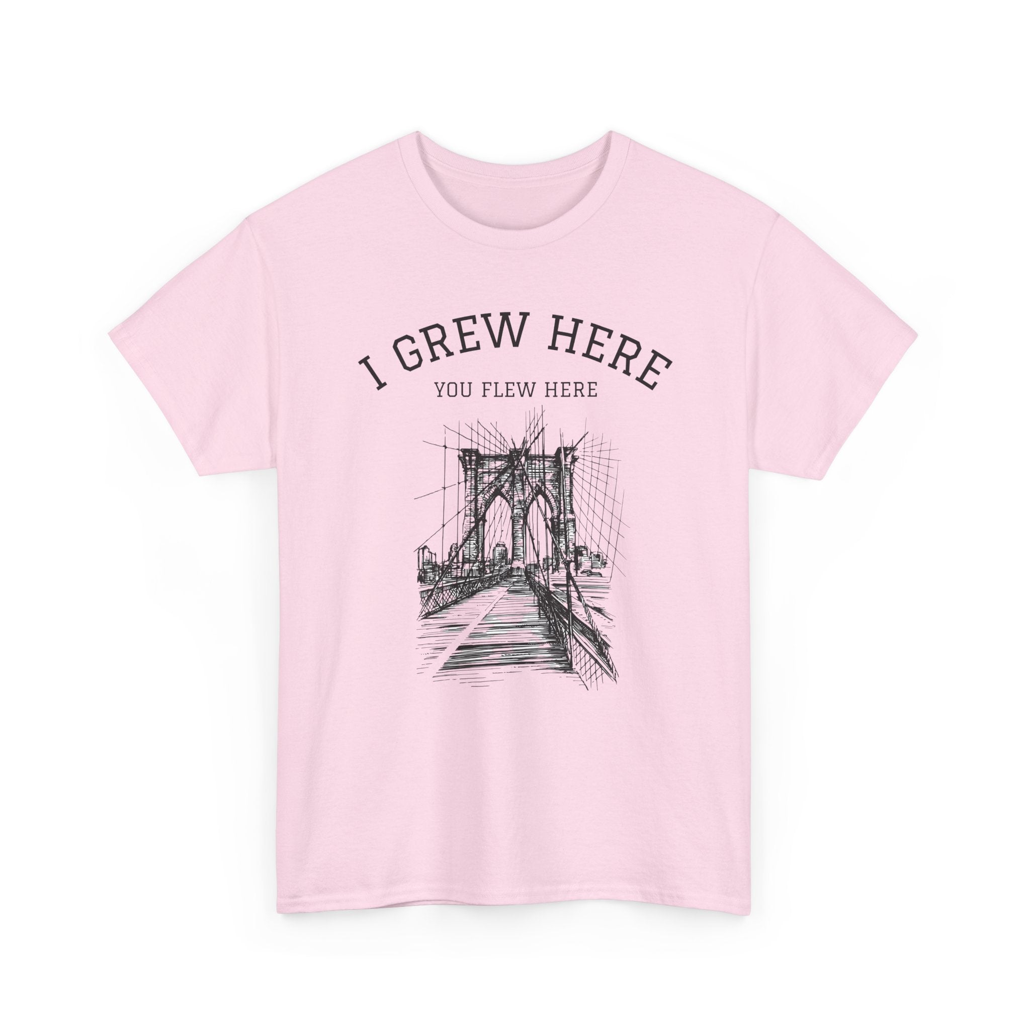 Brooklyn Bridge T-Shirt | I Grew Here You Flew Here New York Tee