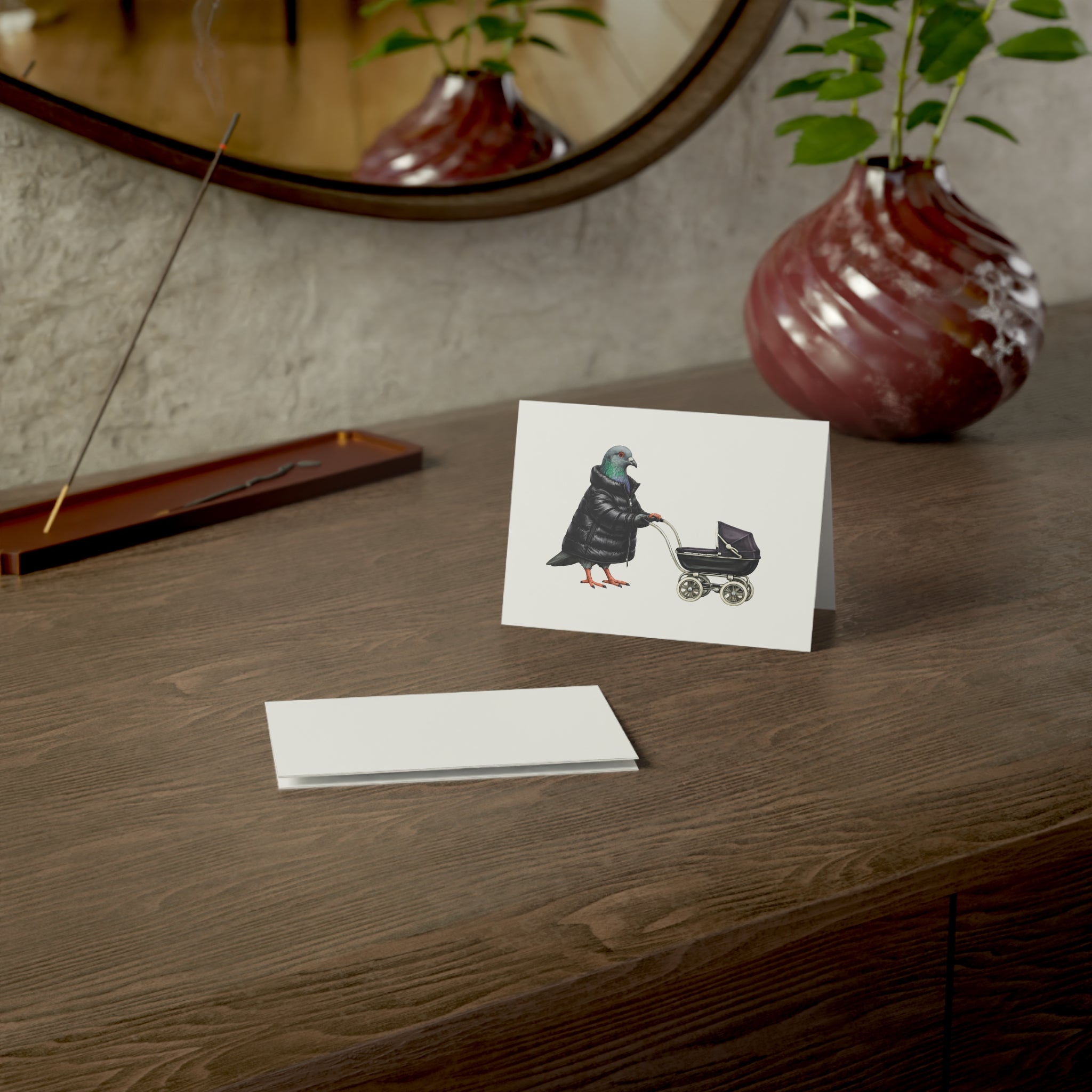 Park Slope NYC Pigeon Mother's Day Greeting Cards | Mother's Day Card