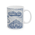 Bronx Blue Toile de Jouy Mug | NYC Chinoiserie Ceramic Coffee Cup