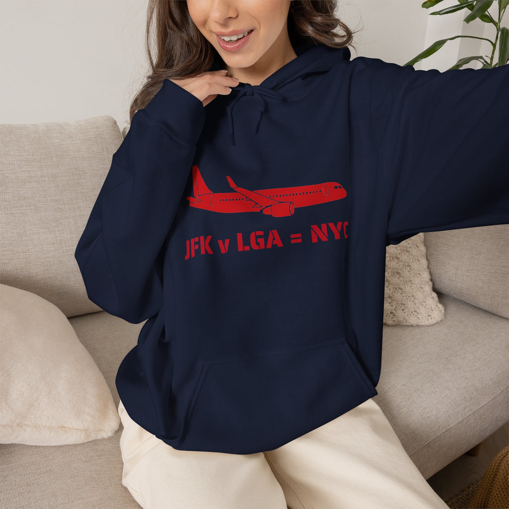 Travel Day Comfy Hoodie  |  NYC Math Hooded Sweatshirt