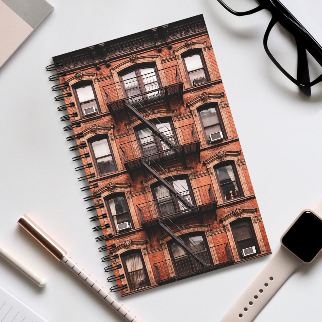 Lower East Side Tenement Notebook NYC Architecture Spiral Journal
