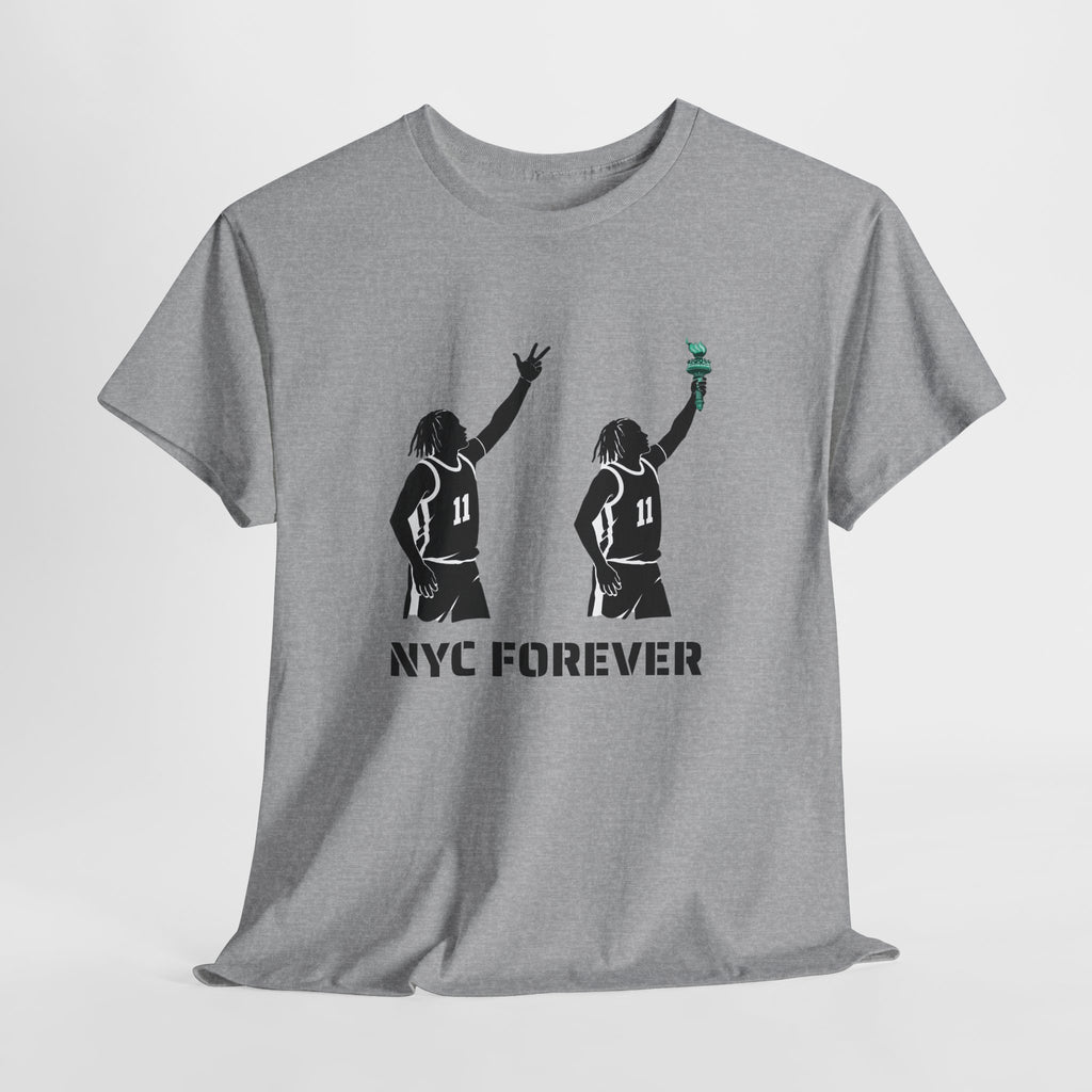 New York Basketball Jalen Brunson Tee | NYC Icons Statue of Liberty T-shirt