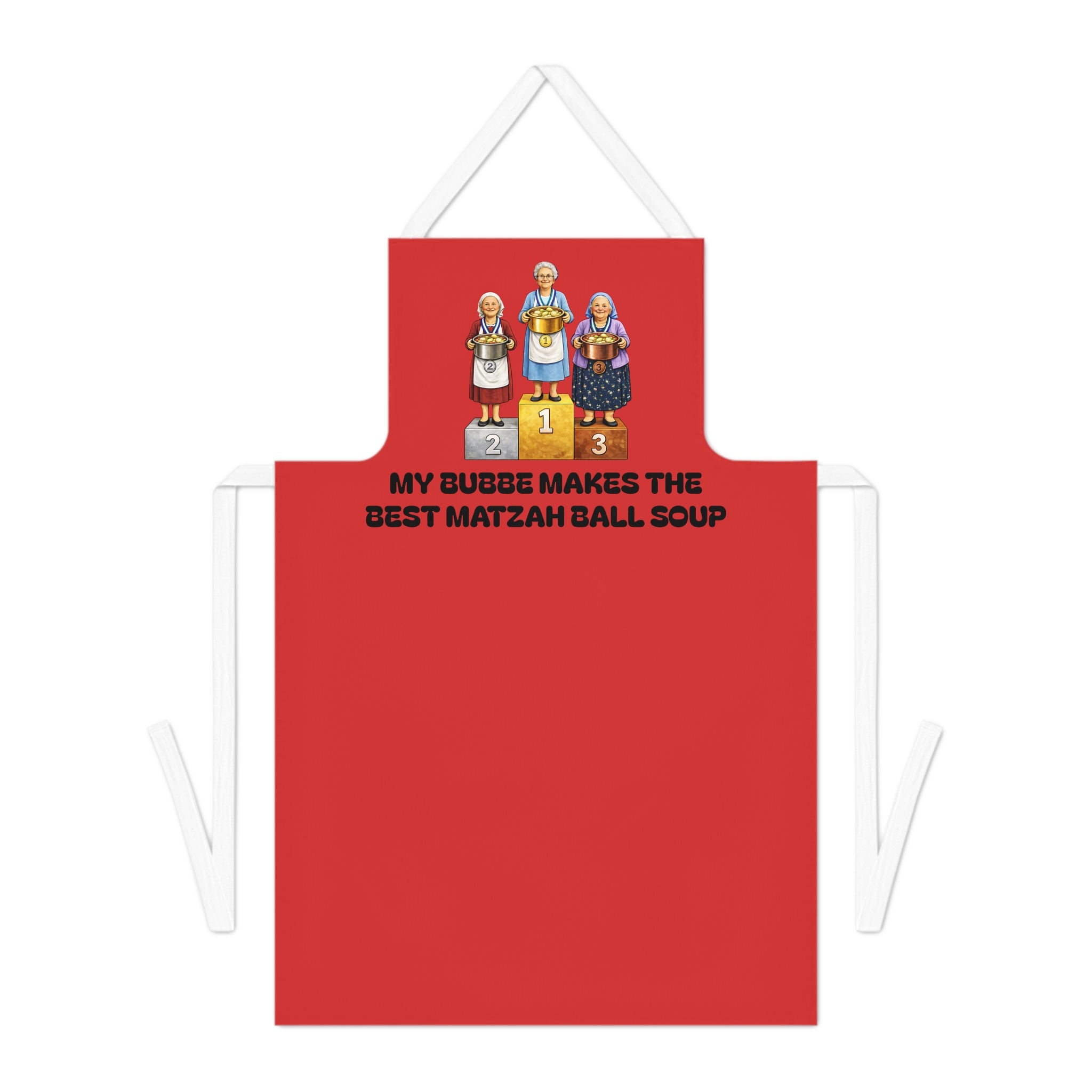 My Bubbe Makes the Best Matzah Ball Soup Apron | Kitchen Humor Bubbe Apron