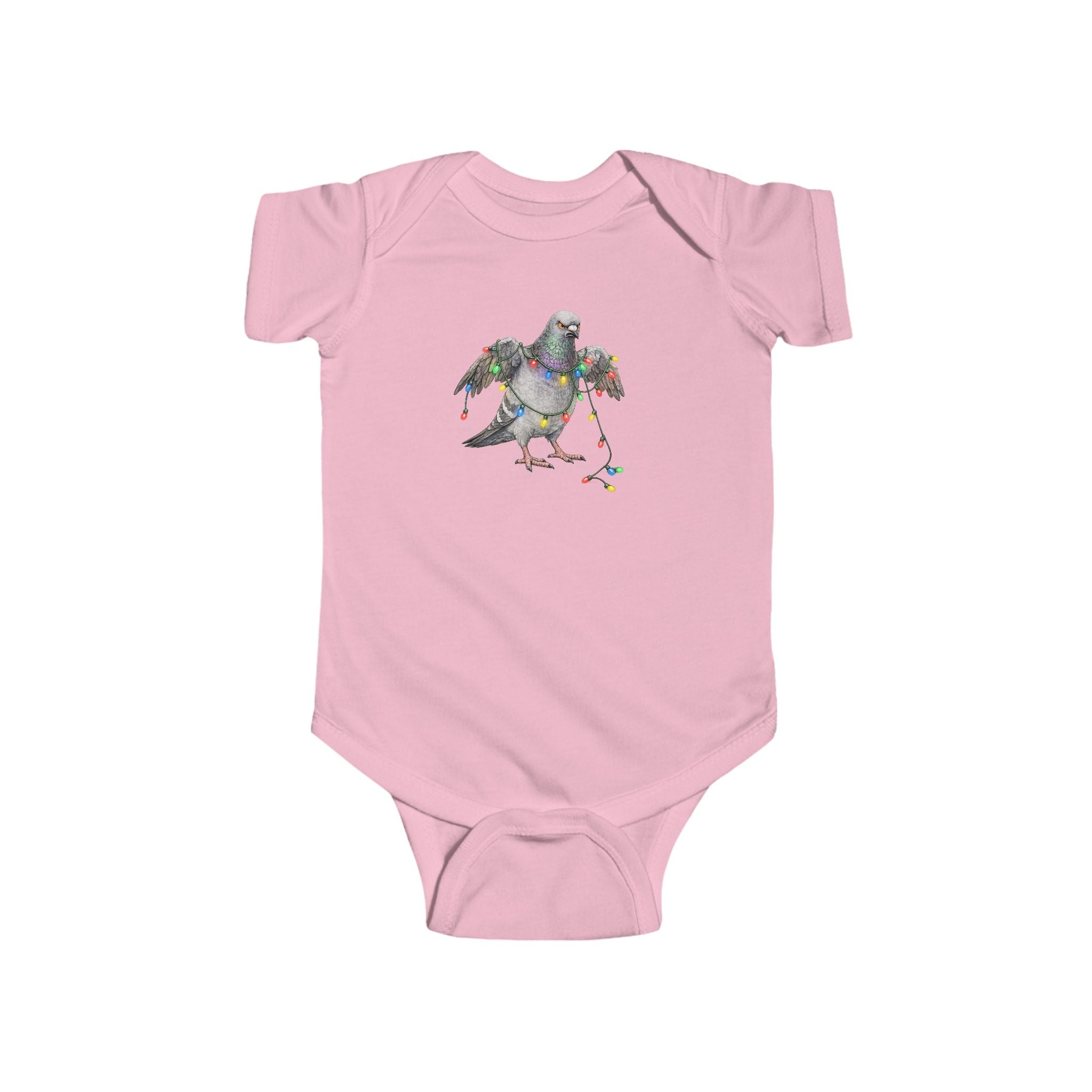 Customizable Dyker Heights NYC Pigeon Baby Onesie | New Yorker Reveal Infant Bodysuit