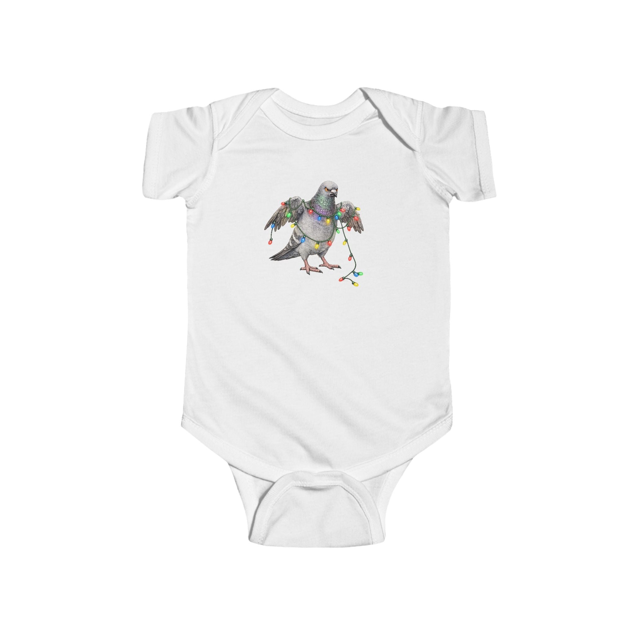 Customizable Dyker Heights NYC Pigeon Baby Onesie | New Yorker Reveal Infant Bodysuit