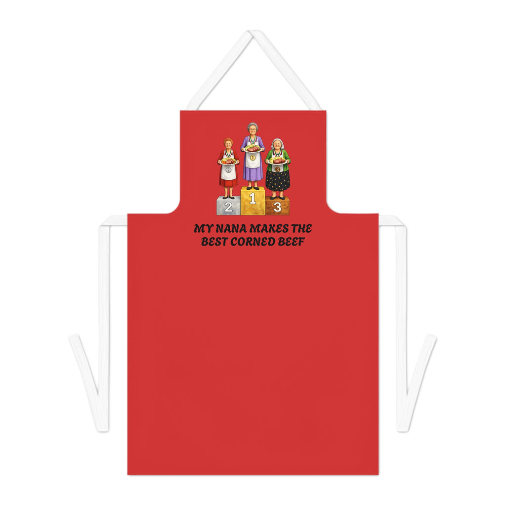 My Nana Makes the Best Corned Beef Apron | Irish Grandma Cooking Competition Nanny Apron