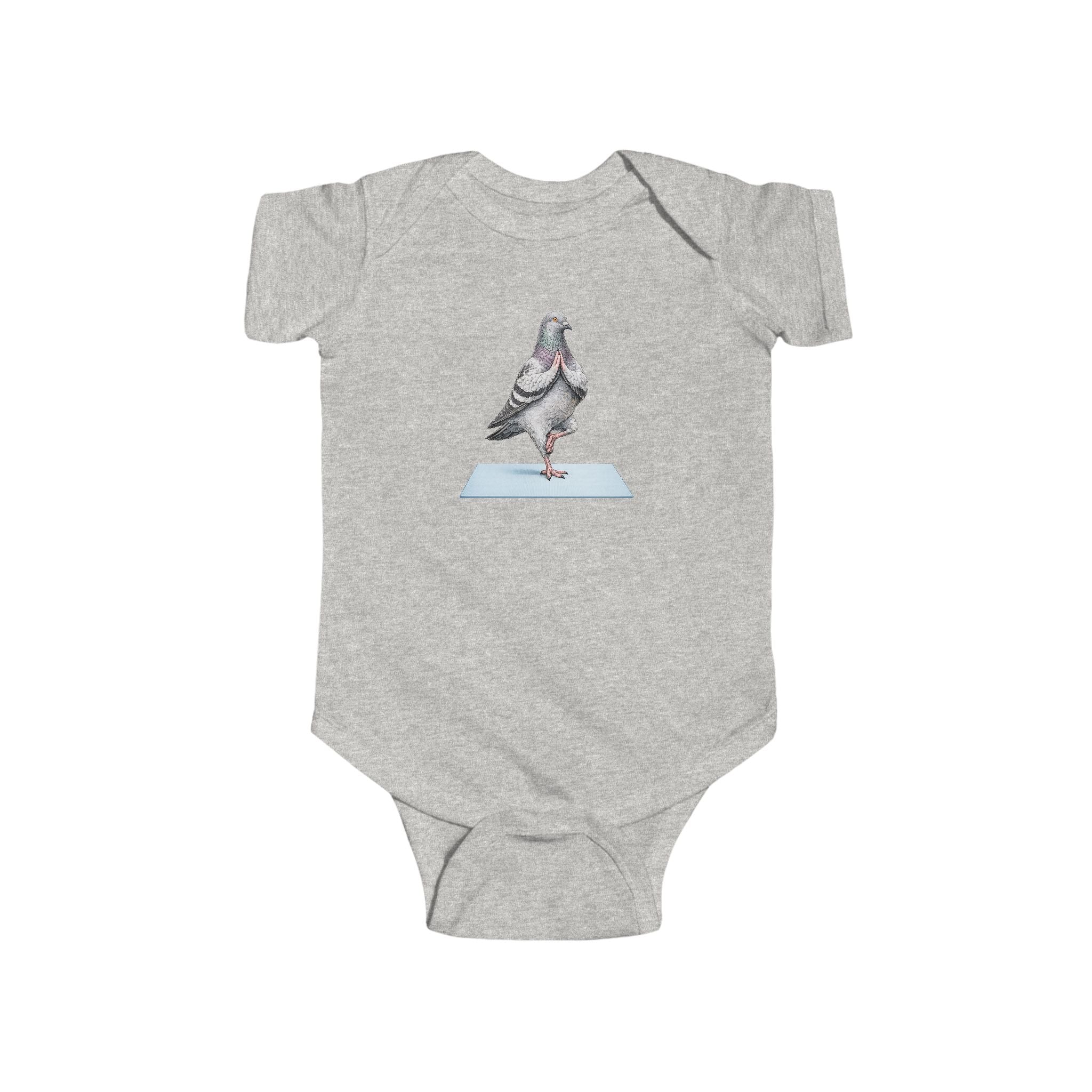 Customizable Central Park NYC Pigeon Baby Onesie | New Yorker Reveal Infant Bodysuit