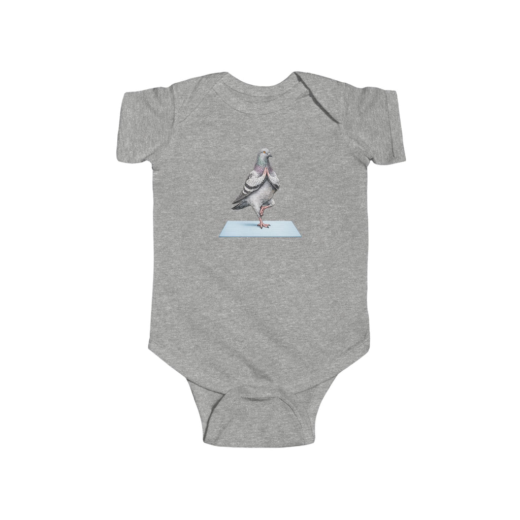Customizable Central Park NYC Pigeon Baby Onesie | New Yorker Reveal Infant Bodysuit