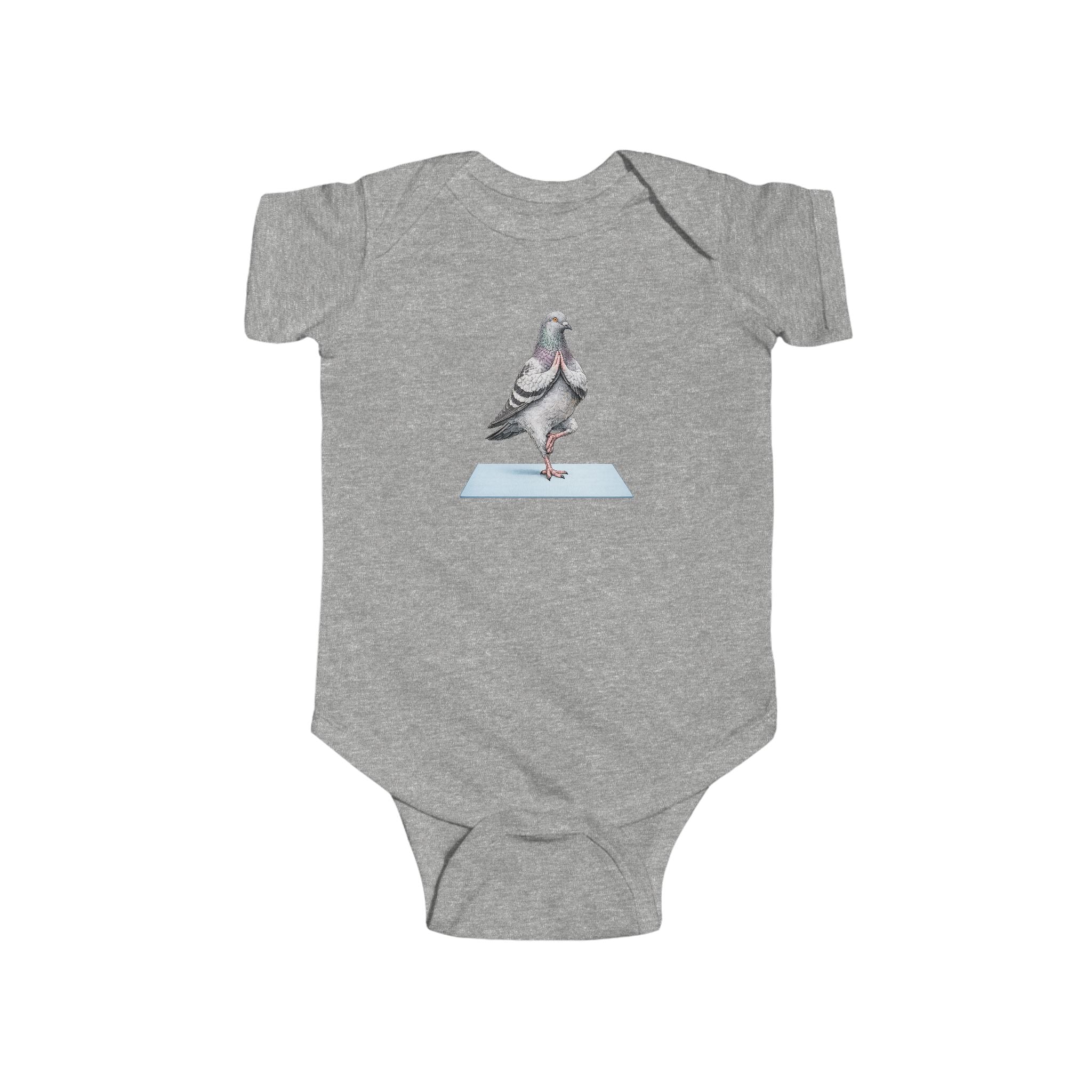 Customizable Central Park NYC Pigeon Baby Onesie | New Yorker Reveal Infant Bodysuit