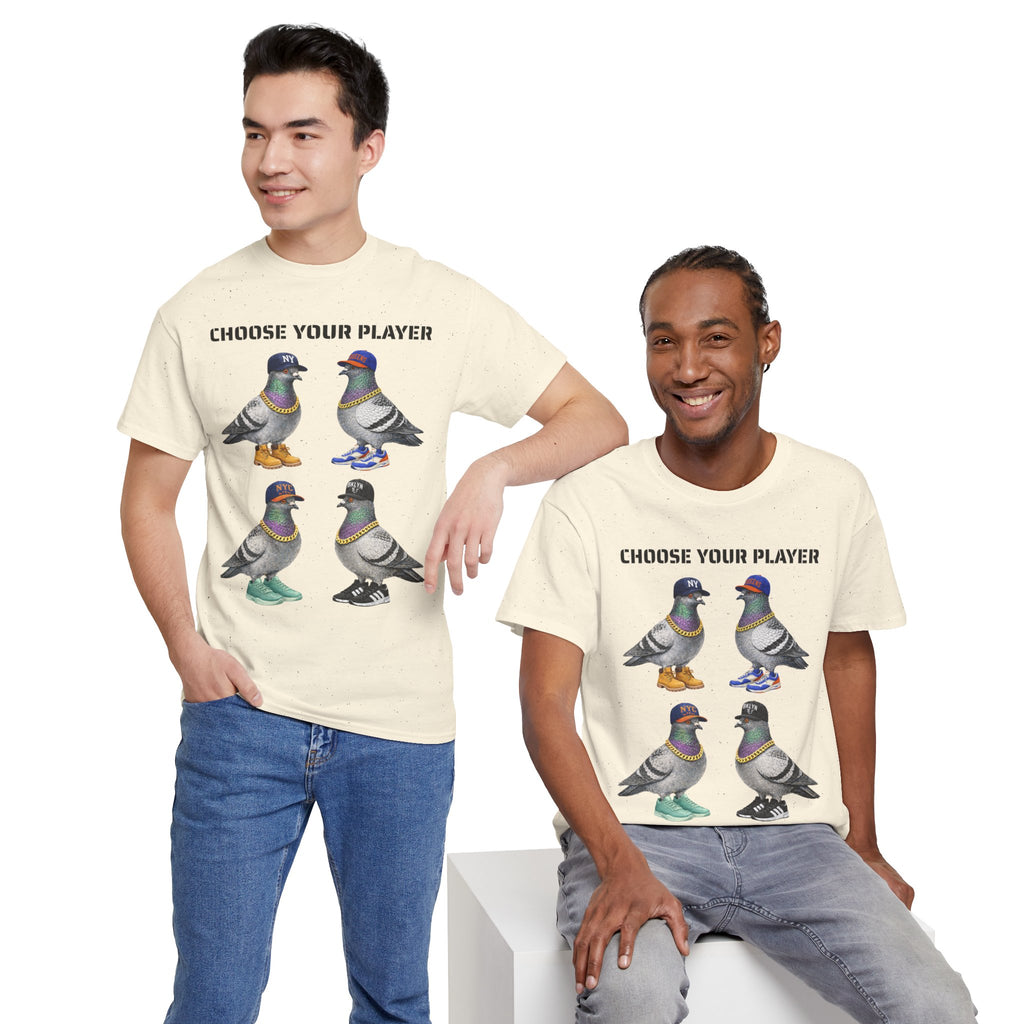 New York Sports Fan NYC Pigeon T-Shirt | NYC Baseball Basketball Fan Basketball Fan Tee