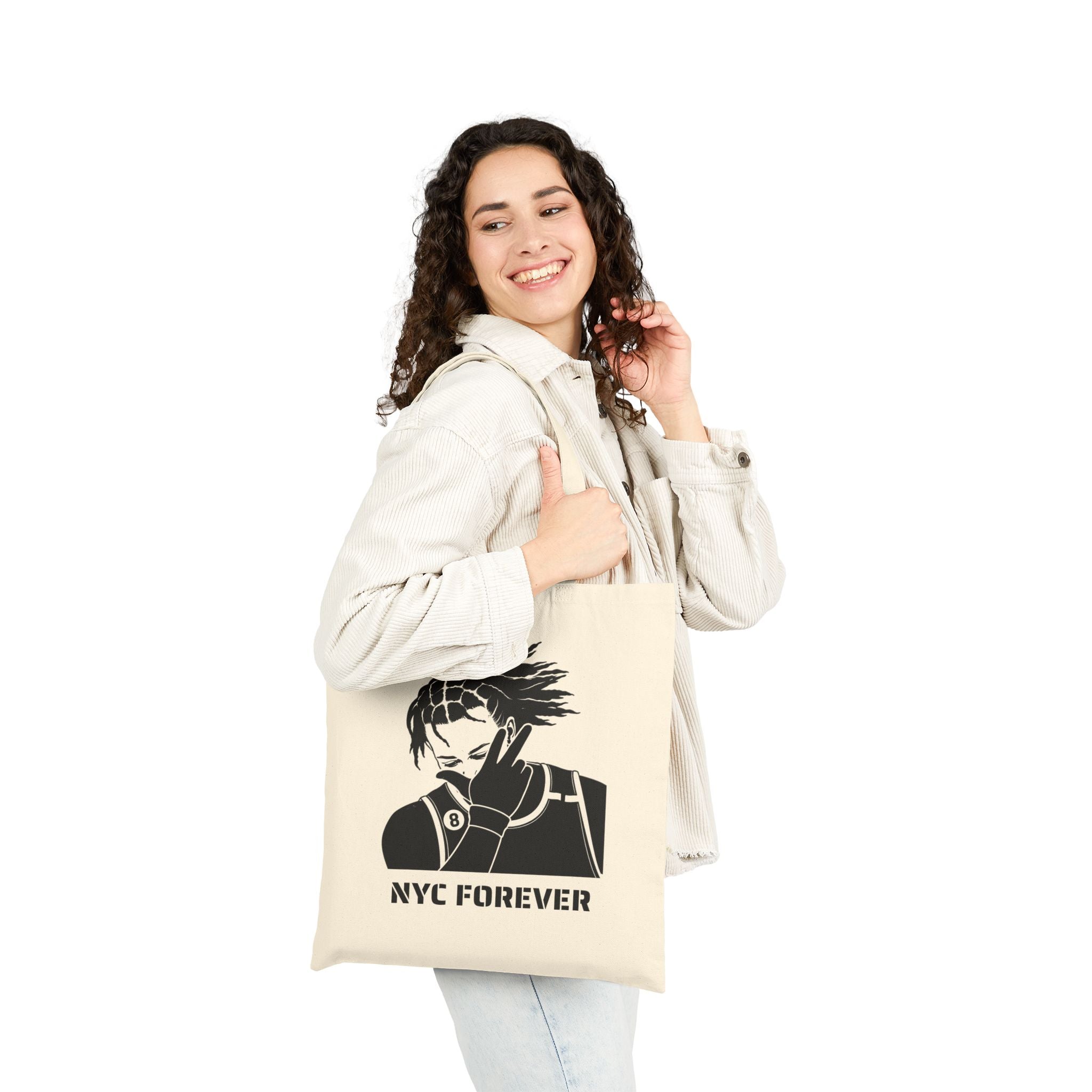 Jalen Brunson NYC Forever Tote  | New York Basketball Subway Tote Bag
