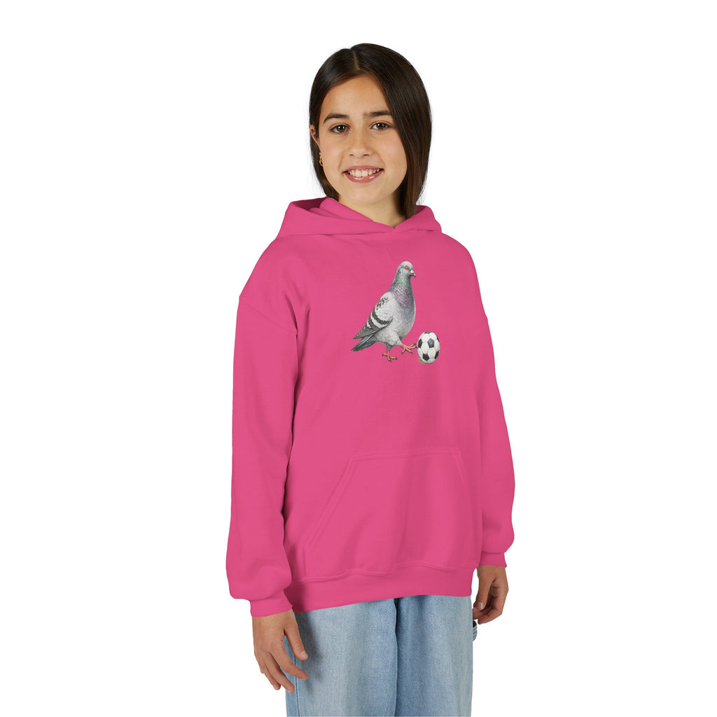 Sudadera con capucha personalizable de paloma de Corona NYC para niños | Sudadera con capucha para niños amantes de las aves y jugadores de fútbol de Nueva York