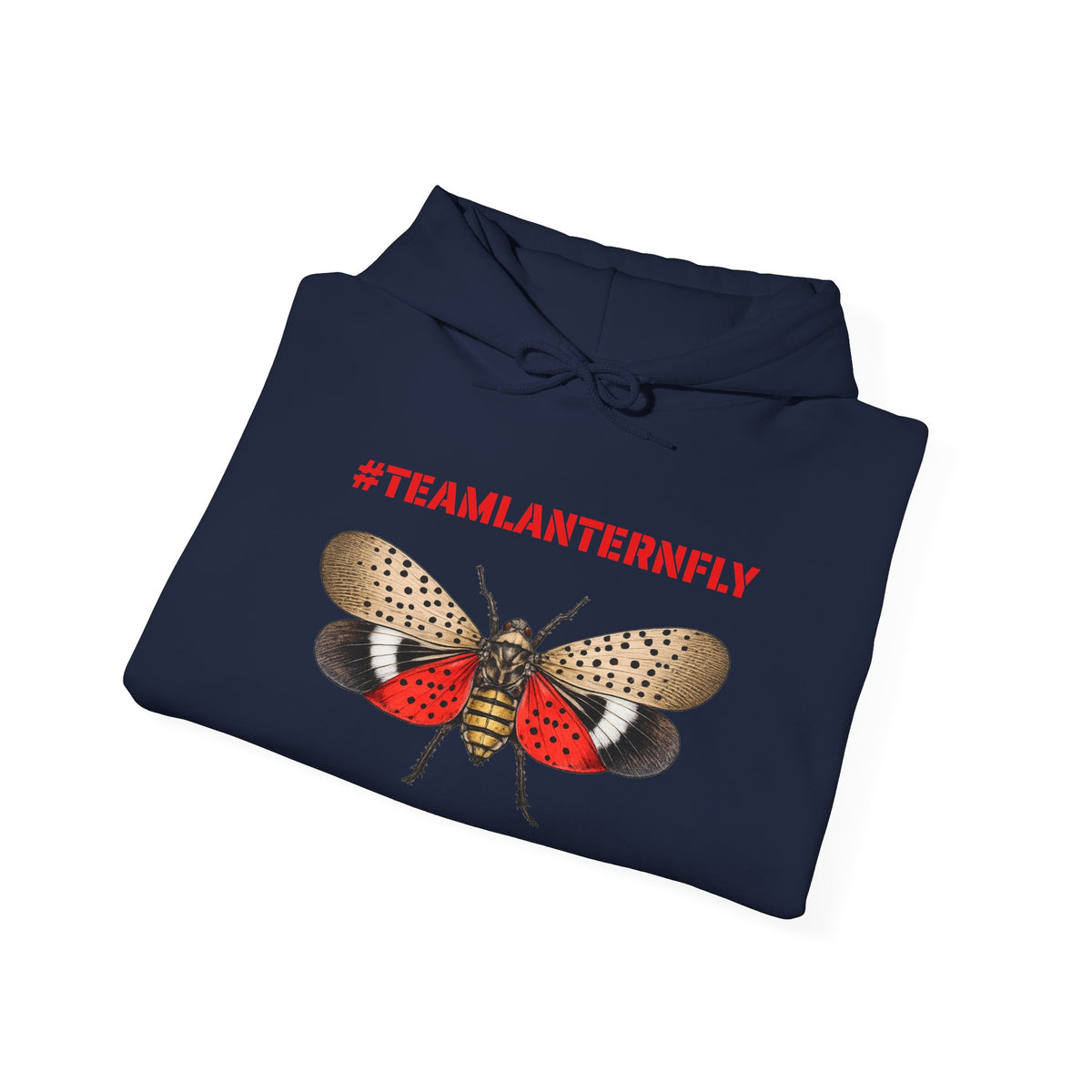 NYC Spotted Lanternfly Hoodie — Team Lanternfly Hooded Pullover Sweatshirt