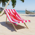 Hamptons Lobster Beach Towel | Hamptons Summer Seaside Design
