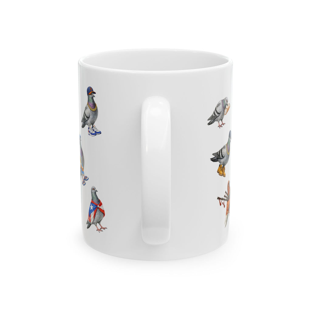 Pigeons of New York Mug | NYC Pigeon Bird Lovers Coffee Cup
