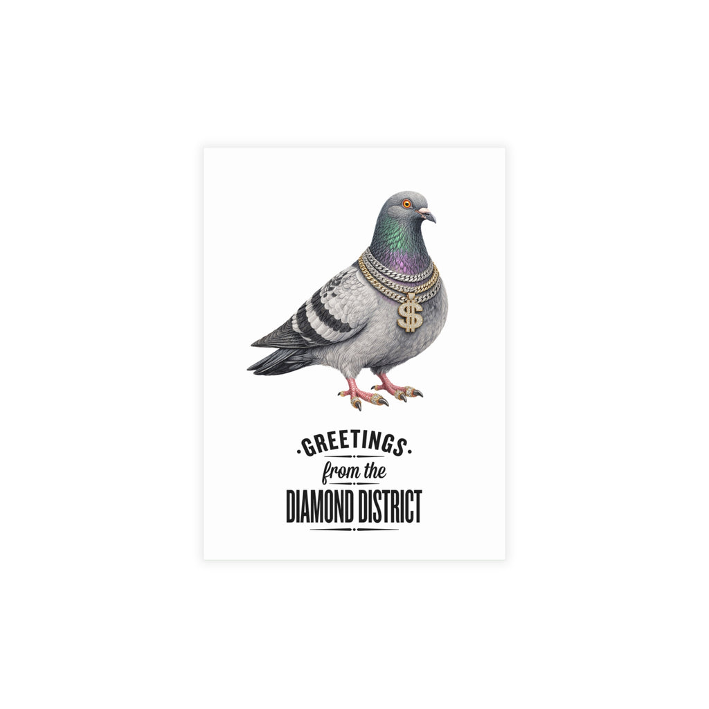 Diamond District NYC Pigeon Postcard Bundle (envelopes included)