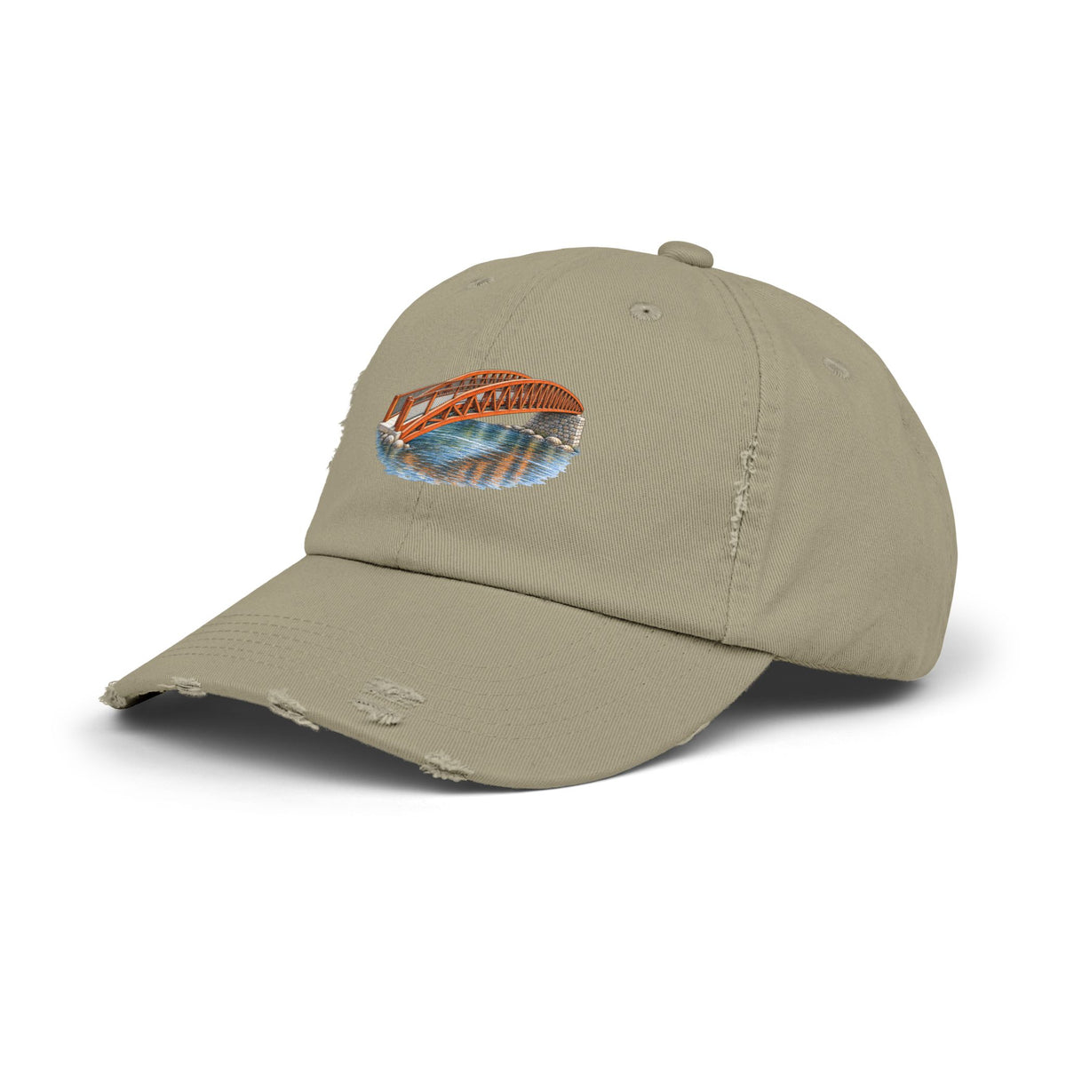 Neversink Crossing Distressed Cap — Fallsburg Catskills Upstate New York Hat