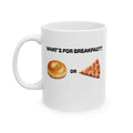 Bagel or Pizza Mug | NYC Breakfast Dilemma Coffee Tea Ceramic Mug