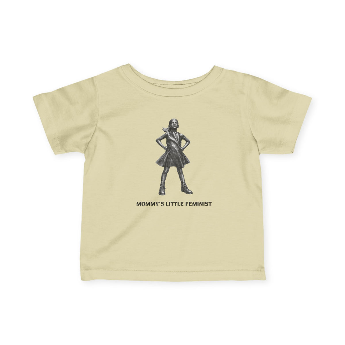 Mommy's Little Feminist NYC Baby Tee | Fearless Girl Infant T-Shirt