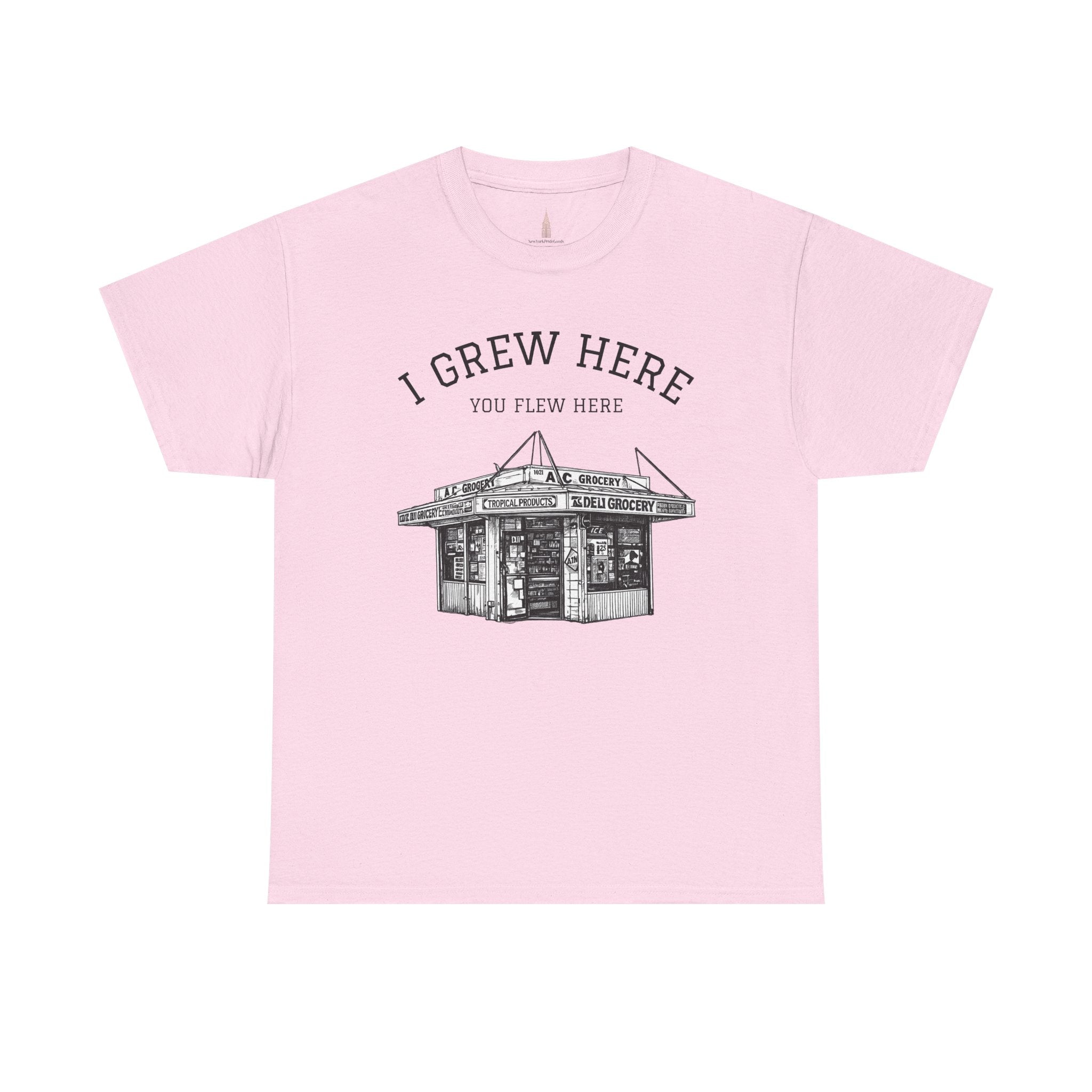 Bodega T-Shirt | New York I Grew Here You Flew Here Tee