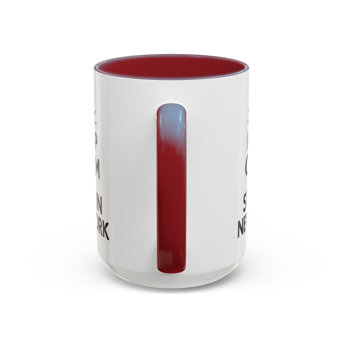 Keep Calm and Stay in New York Accent Coffee Mug 11oz + 15oz