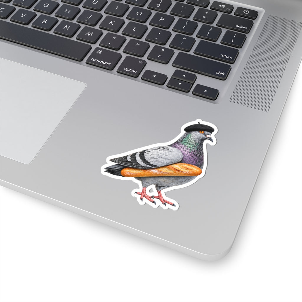 Carroll Gardens NYC Pigeon 3" x 3" Sticker