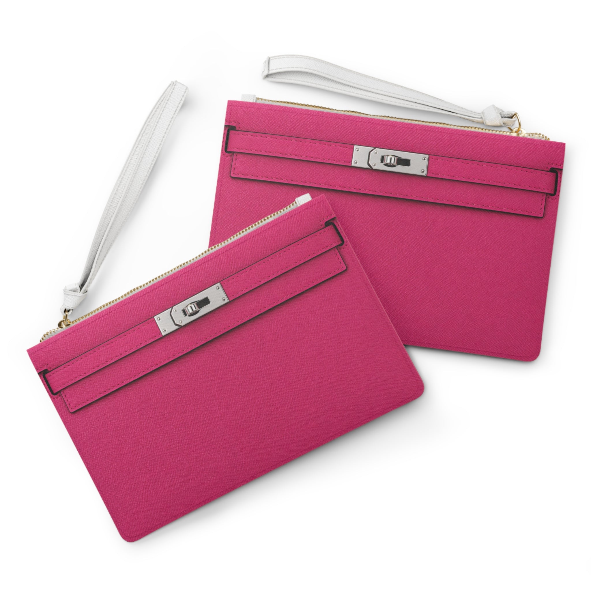Canal Street Pink Clutch Bag — Elegant Wristlet Purse for Evening & Gifts