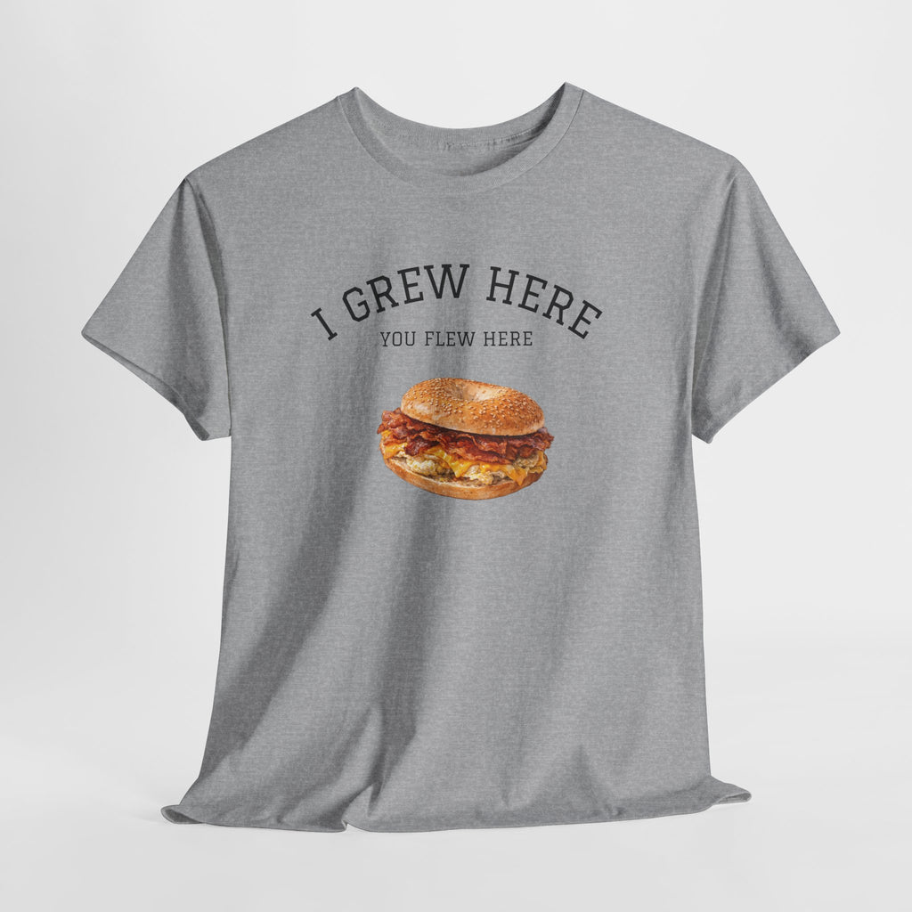 Bacon Egg and Cheese T-Shirt | I Grew Here You Flew Here New York City Bodega Food Tee