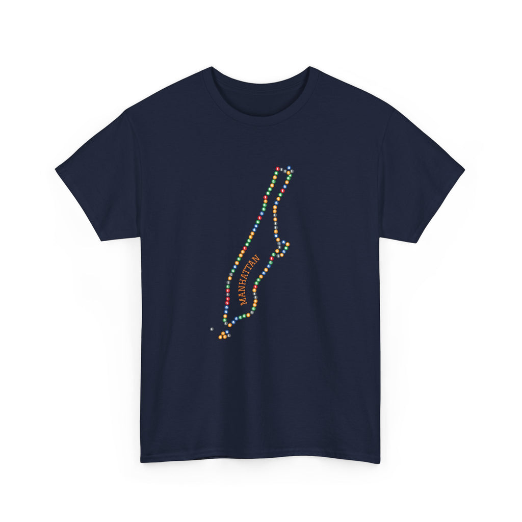 Manhattan Map T-Shirt | Subway Signs Tee