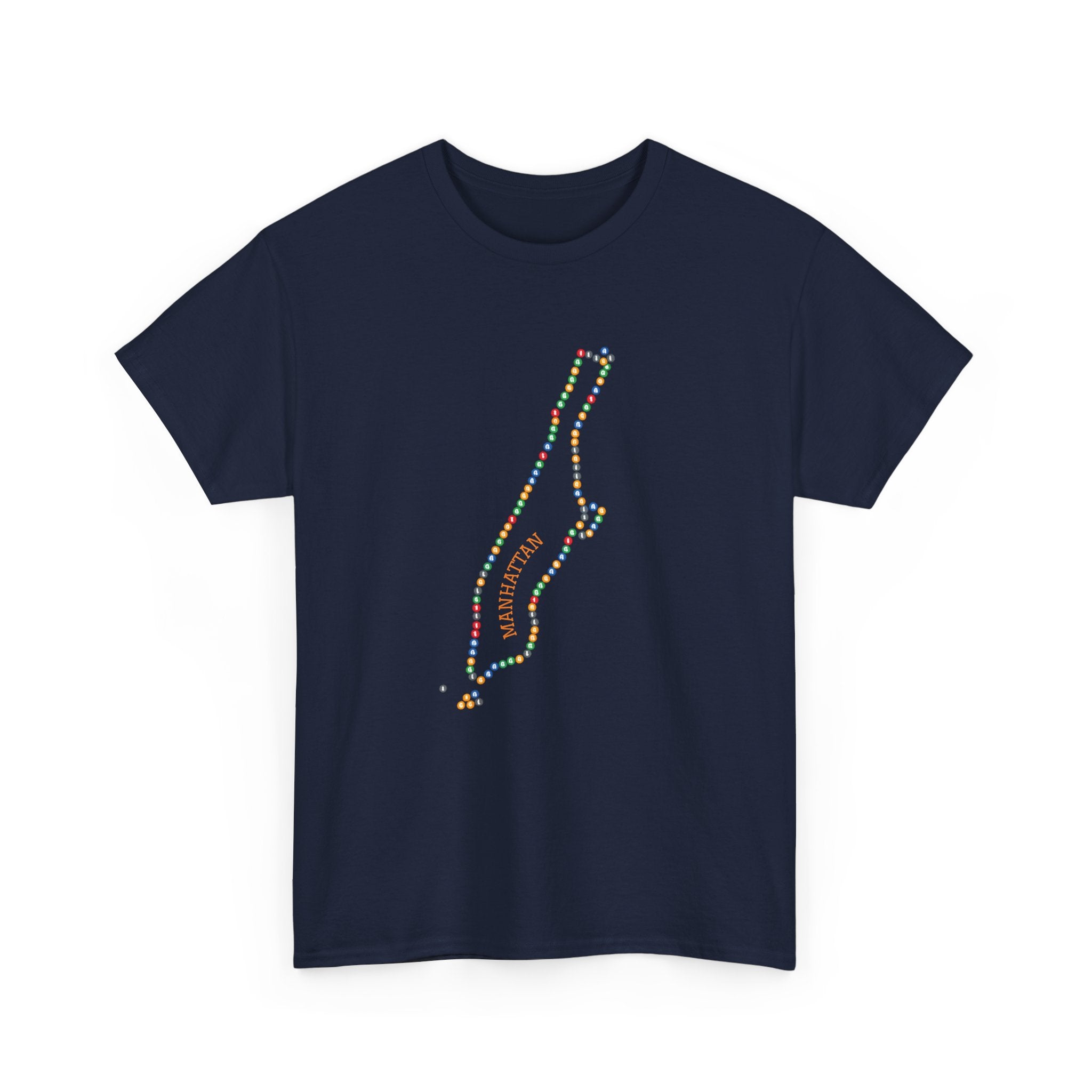 Manhattan Map T-Shirt | Subway Signs Tee