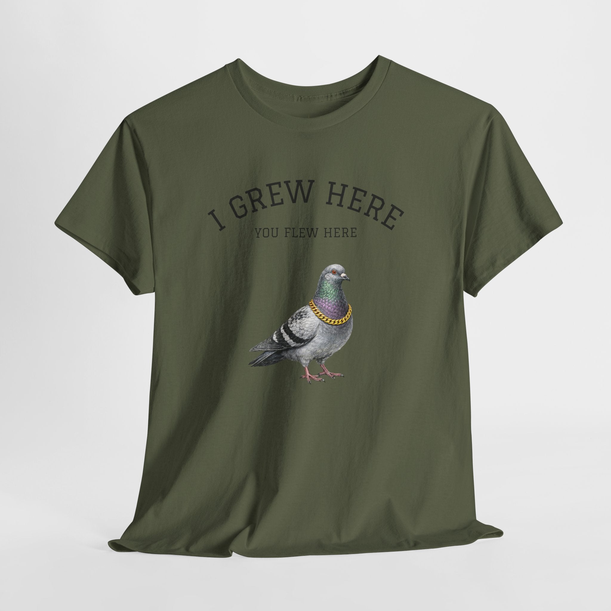 NYC Pigeon T-Shirt | I Grew Here You Grew Here Tee