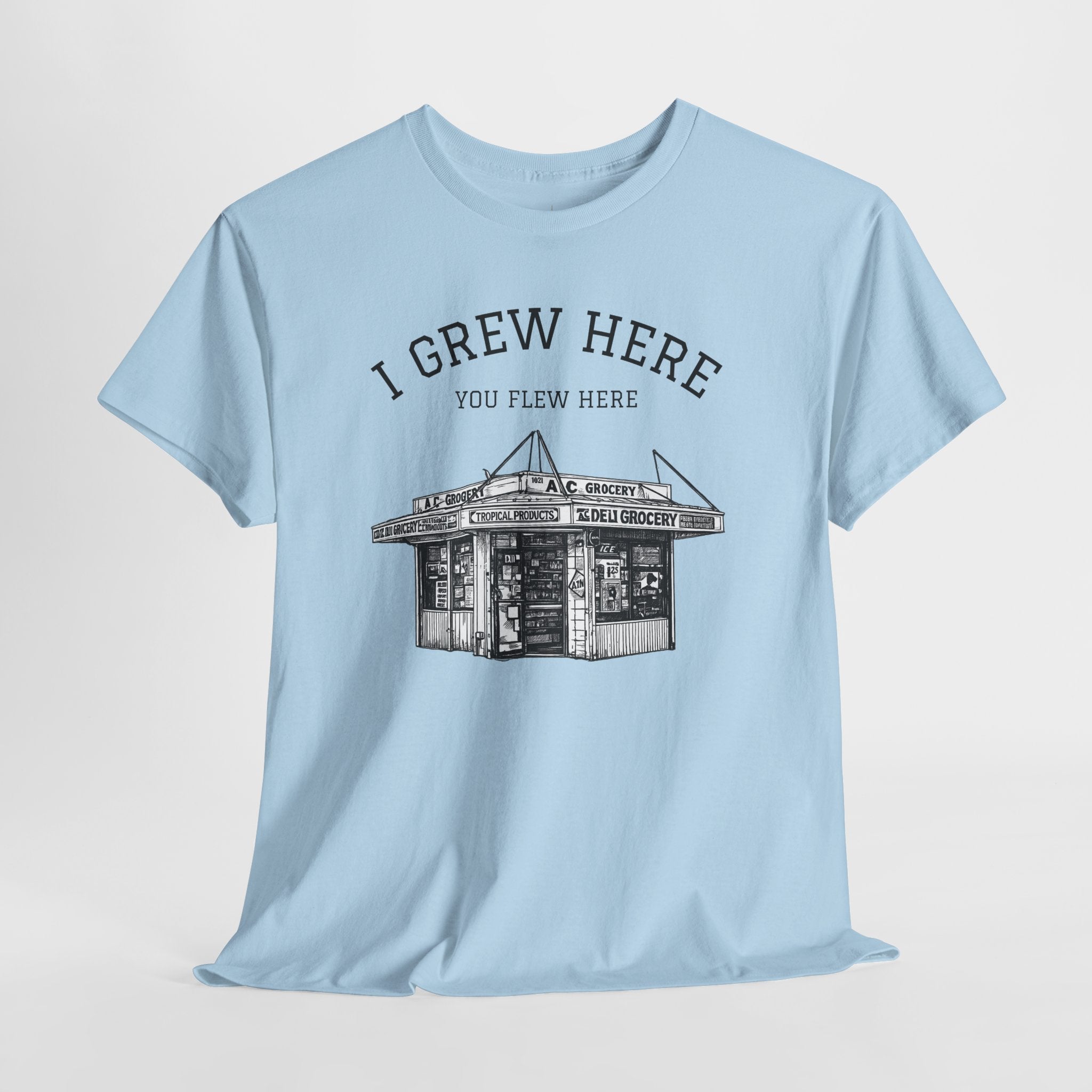 Bodega T-Shirt | New York I Grew Here You Flew Here Tee