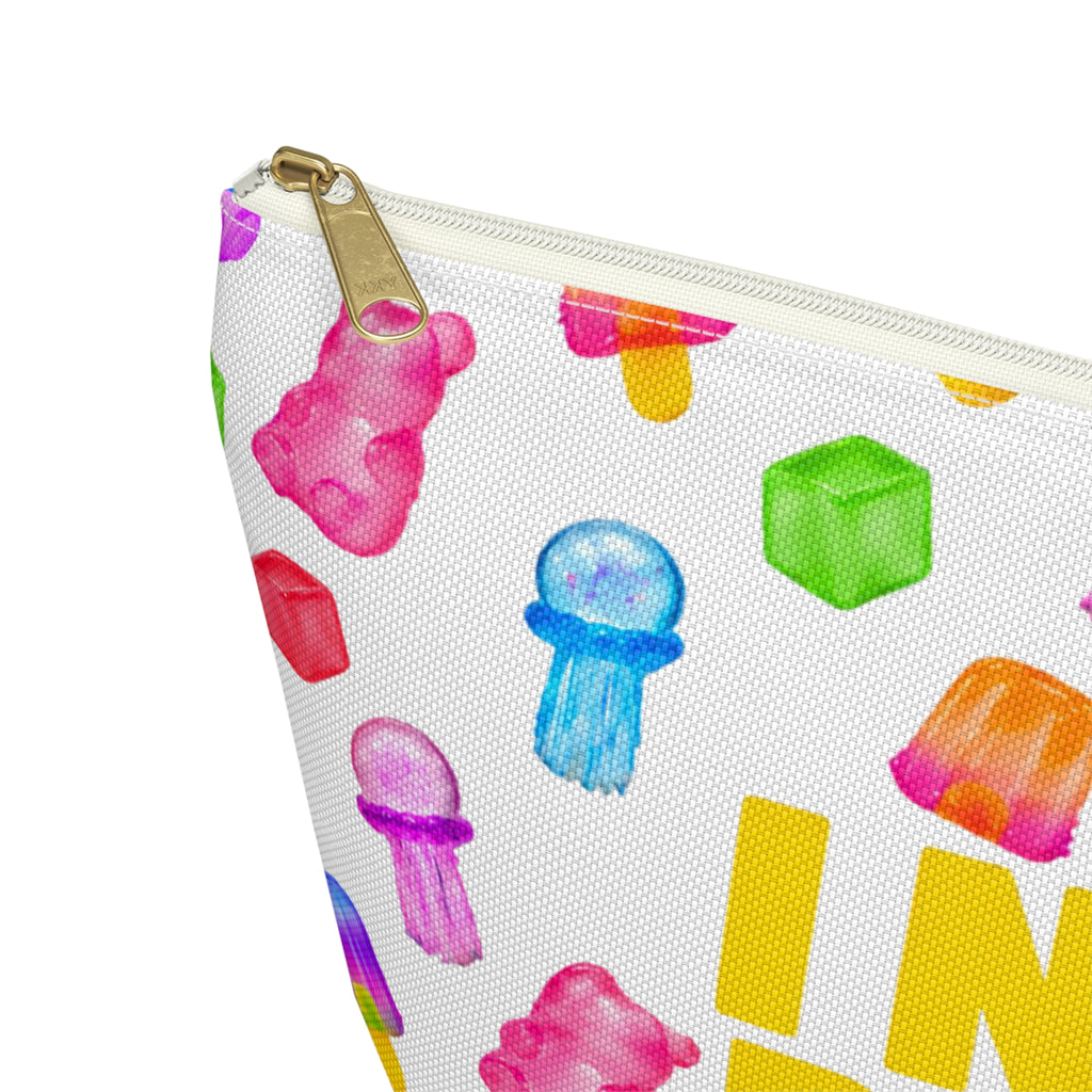 "I Need Dough" / "Squishy Fund" Colorful Squishies Accessory Pouch