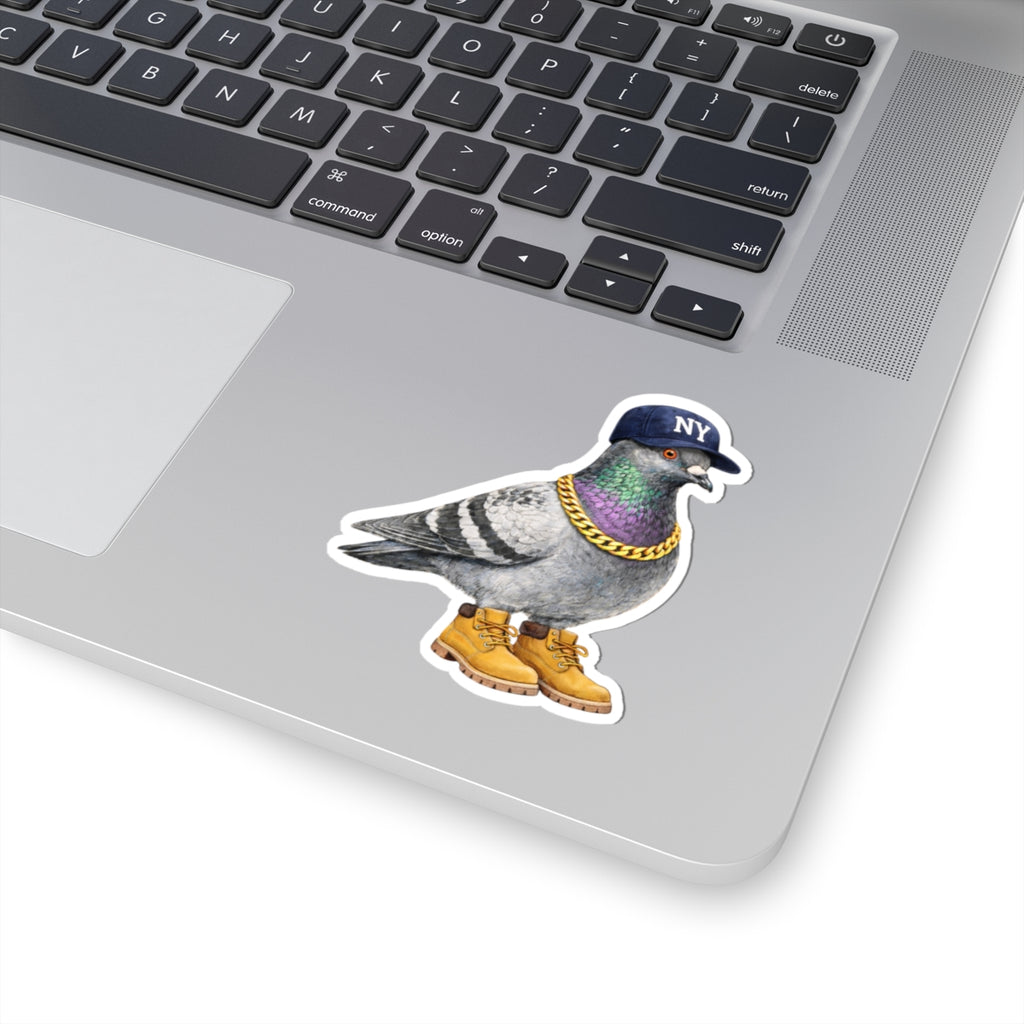 Bronx NYC Pigeon 3" x 3" Sticker
