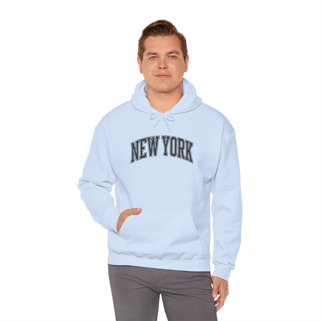 New York Hoodie — Garment-Dyed Pullover Hooded Sweater