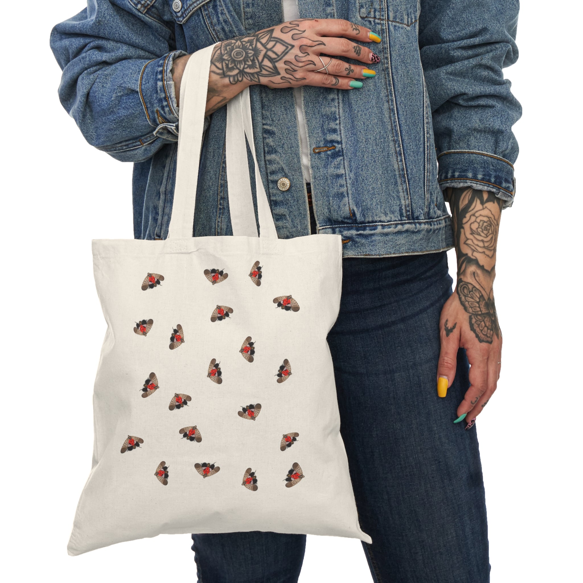NYC Lanternfly Invasion Subway Tote Bag | New York Insect bag