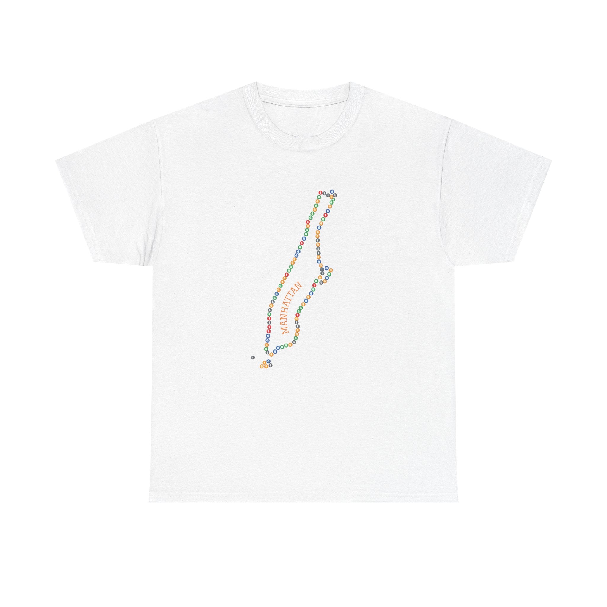 Manhattan Map T-Shirt | Subway Signs Tee