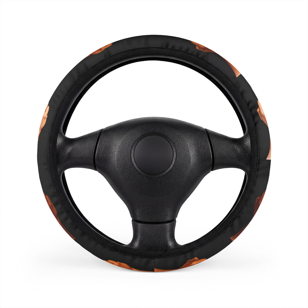 NYC Driver Steering Wheel Cover — Road Rage Flipping the Bird Car Accessory